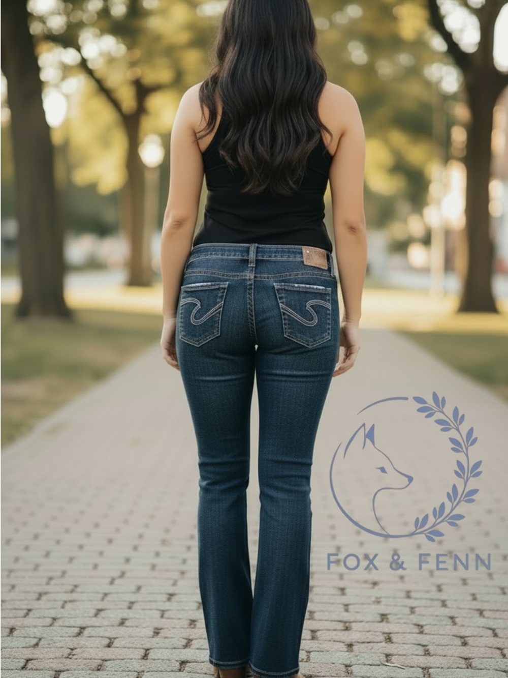 Y2K Silver Jeans Tuesday Fit Bootcut Jeans Women’s (30/33)Dark‎ Wash NWOT